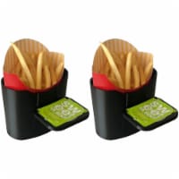 Vent N' Door Caddy 2pk French Fry Sauce Holder Multi Use Storage Travel Mighty Mojo