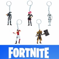 Fortnite Keychains 5pk Elite Agent Lace Scratch Scarlet Ultima Knight Gold PMI International