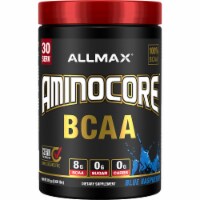 ALLMAX Nutrition® Aminocore™ BCAA Blue Raspberry Dietary Supplement