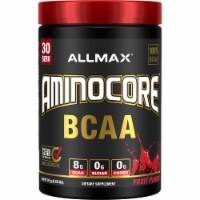 ALLMAX Nutrition® Aminocore™ BCAA Fruit Punch Dietary Supplement