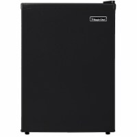MAGIC CHEF Mini Refrigerator with Half-Width Freezer Compartment - Black