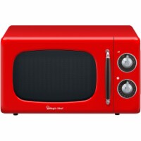 MAGIC CHEF 700-Watt Retro Countertop Microwave Oven - Red