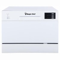 MAGIC CHEF 6-Place Setting Countertop Dishwasher - White