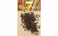 John Bead Wood Beads Round 4mm Dark Brown