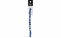 John Bead Preciosa 5  8mm Rondelle Capri Blue AB