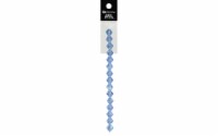 John Bead Preciosa 5  8mm Rondelle Lt Sapphire AB