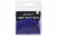 John Bead Fiber Craft Bead 7.5mm 18g Op RoyalBlue
