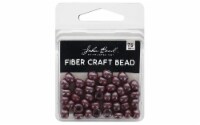 John Bead Fiber Craft Bead 7.5mm 18g Op Med Red