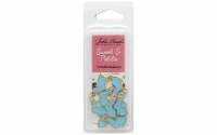 Sweet & Petite Charms -Bunny Rabbit Light Blue, 9x18mm 10/Pkg