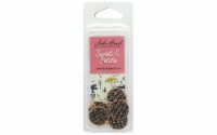 Sweet & Petite Charms -Round With Words Black, 18x15mm 8/Pkg