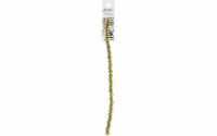 John Bead EJ SP 7  6mm Rnd Lava Stn LtGold
