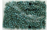 John Bead Czech Rola Bead 6.2mm OP TRV Turq