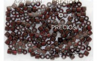 John Bead Czech Rola Bead 7.7mm OP TRV Red