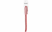John Bead Crys Ln Rondl 7  3x4mm OP Red