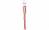 John Bead Crys Ln Rondl 7  3x4mm OP Orange