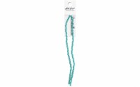 John Bead Crys Ln Rondl 7  3x4mm OP Turq Blue