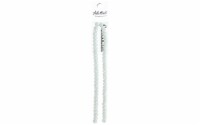 John Bead Crys Ln Rondl 7  6x8mm OP AB Wht