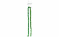 John Bead Crys Ln Rondl 7  6x8mm AB Trans Green