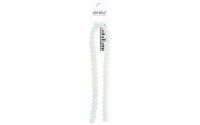 John Bead Crys Ln Rondl 7  8x10mm OP White Matte