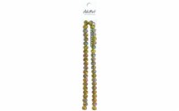 John Bead Crys Ln Rondl 7  8x10mm Trans LtAmbr Prp