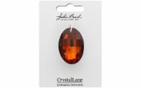 John Bead Crys Ln Facet Oval 27x37mm Amber
