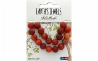 John Bead EJ SP 8  10mm Rnd Agate Matt Red