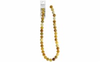 John Bead EJ SP 16  10mm Rnd Jade Yellow Mat
