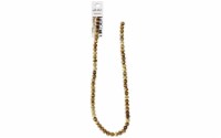 John Bead EJ SP 16  6mm Tibetan Dzi Rnd Fr Str Brn