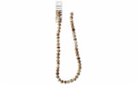 John Bead EJ SP 16  8mm Tibetan Dzi Rnd Str Topaz