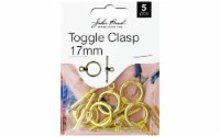 John Bead MHF Toggle Clasp 17mm Gold 5pc