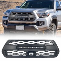 American Modified Pro Style Grille w/ Off Road Lights for 2016-21 Tacoma, Black