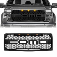 AMERICAN MODIFIED Front Grill Hood Compatible with 2009-2014 Ford F150 Trucks