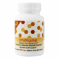 Immune Health Basics Beta Glutan with Wellmune WGP Immune Support 250 mg., 60 Capsules