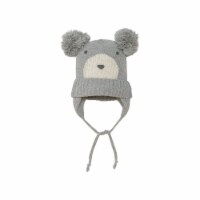 Baby Earflap Winter Hat Grey Mix