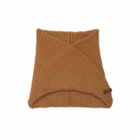 Knit Neckwarmer Brown-Yellow