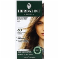 Herbatint Herbal Hair Color Permanent Gel 6D Dark Golden Blonde, 4.5 Ounce