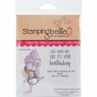 Stamping Bella Cling Stamps-Edna With A Cupcake On Top