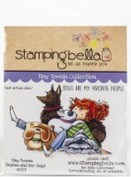Stamping Bella Cling Stamps-Tiny Townie Daphme & Her Dogs