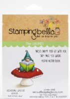 Stamping Bella Cling Stamps-Reading Gnome