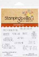 Stamping Bella Cling Stamps-Good Vibes Sentiment Set
