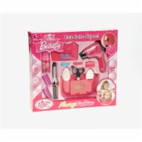 AZImport PS00B Beauty Salon Fashion Toy Set with Hair Dryer Curling Iron Mirror Scissor Hair