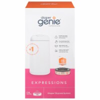 Diaper Genie® Expressions Diaper Pail - White Perspective: Main