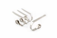Haute Décor The Original Mantle Clip Holiday Stocking Holders - Silver Perspective: Main