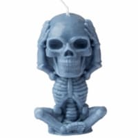 Skull Holding Head Creative Candle for Spooky Halloween Decoration