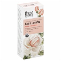 Nourish Organic Lightweight Moisturizing Argan and Rosewater Face Lotion Perspective: Main