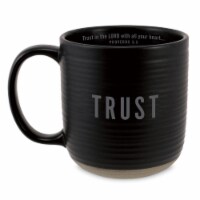 LCP 18689 20 oz Textured Trust Black Coffee Cup