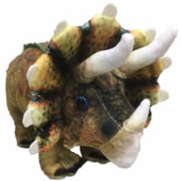 Texas Toy Distribution S-3003B 15 in. Triceratops Plush Dinosaur Stuffed Toy
