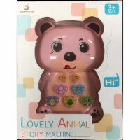 Texas Toy Distribution 126-A Lovely Musical Animal Pink Bear Electronic Activity Toy