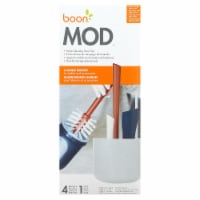 Boon Mod Bottle Cleaning Brush Set - 4 Brushes & 1 Vase
