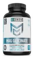 Zhou® Magnesium Glycinate Dietary Supplement Capsules 1350mg